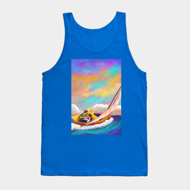 Sailing Boat Tank Top by JulietLake